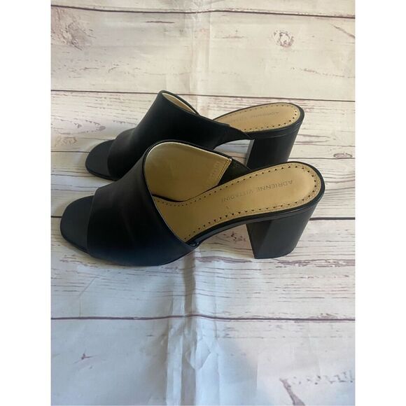 Adrienne Vittadini open toe block heel size 9.5 - Picture 4 of 8